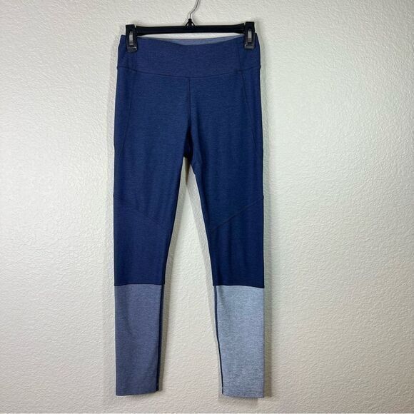Outdoor Voices Women's Navy Color Block Workout Leggings Athleisure Size‎ Small - Picture 1 of 7
